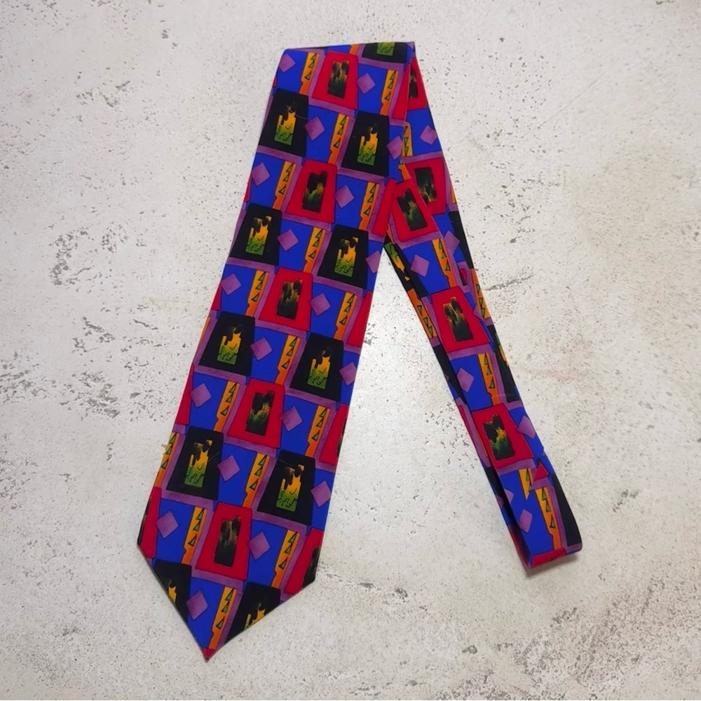 Vintage Molecular Expressions Retro Silk Tie